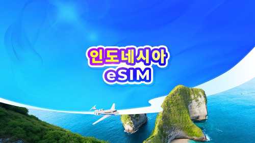 인도네시아 5G eSIM | 일일 패키지/데이터 패키지 | 1-30일 | 24시간 요금제 | QR 코드