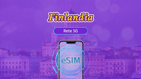 Finlandia | eSIM 4G/5G | Pacchetto dati | Tariffazione a 24 ore | 7-30 giorni | Codice QR
