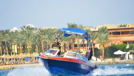 Swim with Dolphins Semi Private Speedboat Sea Tour - Hurghada