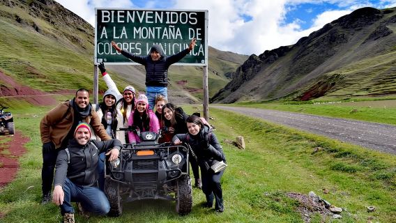 Rainbow Mountain In Quad Bike