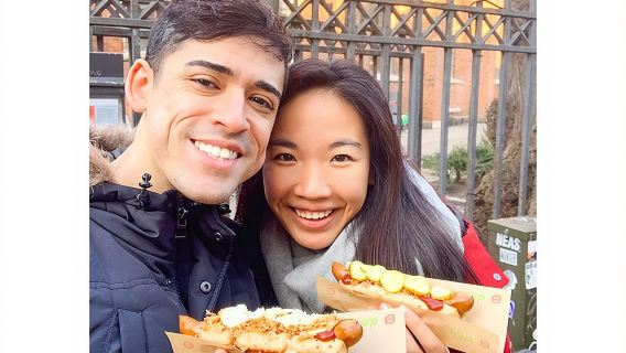 Tour culinario in bicicletta di 3 ore in inglese