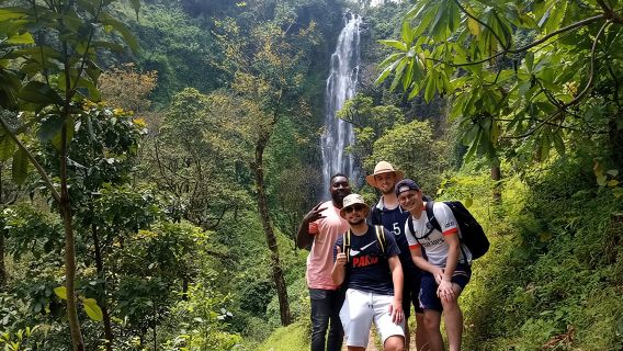 Excursion privée aux chutes de Materuni, visite d'une plantation de café et des sources thermales de Kikuletwa