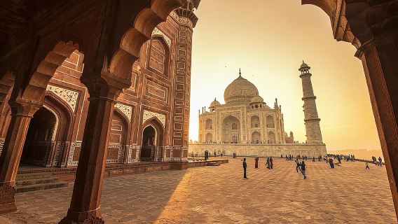 Sunrise tour to Tajmahal and Agra fort from Delhi
