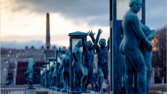 Norway + Akershus Fortress + Oslo Fjord + Vigeland Sculpture Park one-day tour