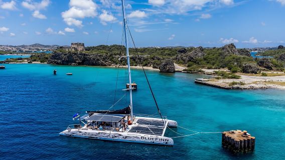 3-in-1-Schnorchelausflug mit dem BlueFinn-Katamaran