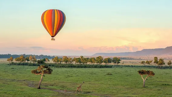 Safari balon udara panas Maasai Mara