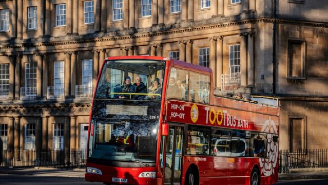 Bath Tootbus Hop-on Hop-off Sightseeing Bus Tour