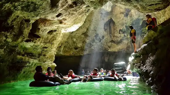 1 day Yogyakarta Tour Jomblang cave and Pindul Cave tubing