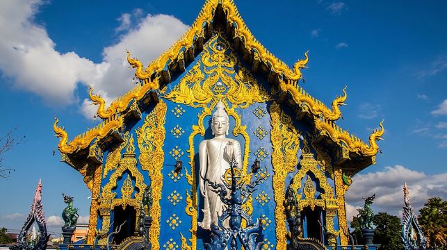 泰國清邁府清邁白廟+清邁清萊包車一日遊（行程可定制）】