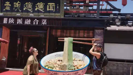 Savory Secrets of Xi'an Food: Night Walking Tour at Muslim Quarter & Sajinqiao Food