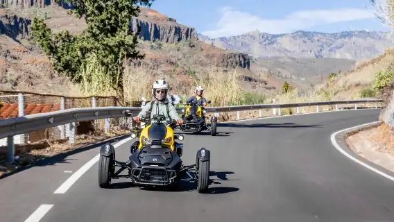 Maspalomas: Ryker Moto Tour to Fataga (Mountain buggy)