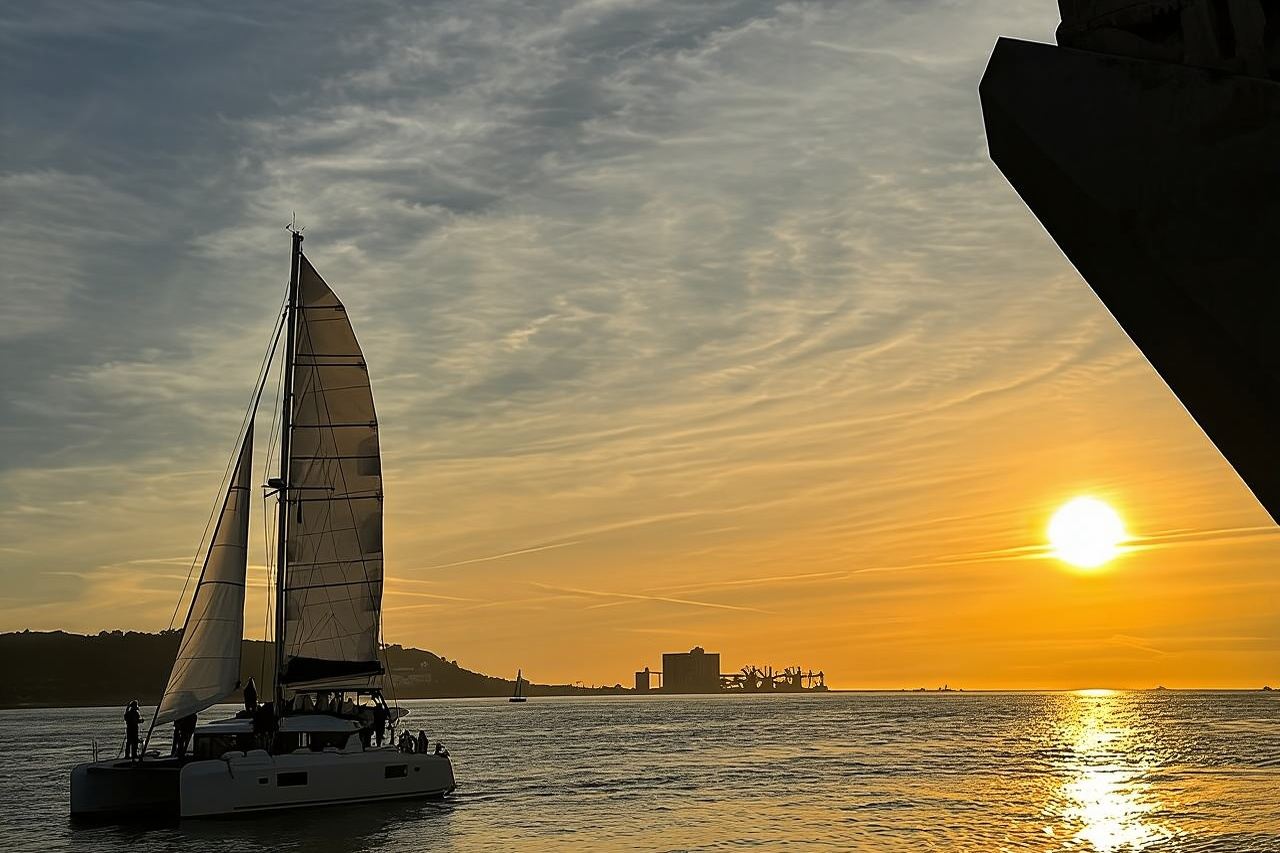 LUXURY Catamaran Sunset and Wine cruise