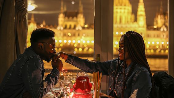 Advent and Christmas dinner and cruise with live music in Budapest