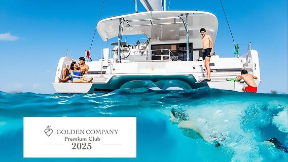 Crociere giornaliere e al tramonto in catamarano con pasti, bevande e trasporto