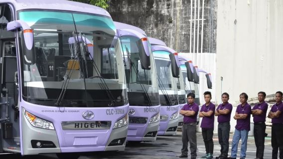 Transfert en bus aller-retour entre Cubao (Manille) et Sagada
