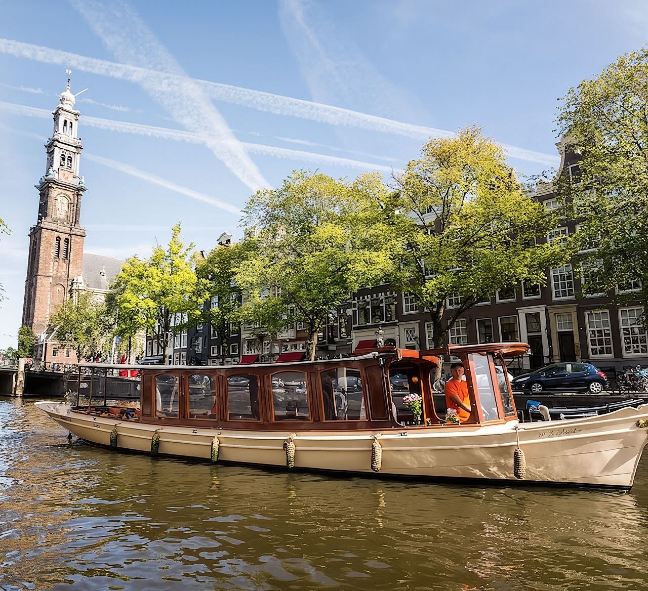 Crociera di lusso ad Amsterdam: partenza dalla Stazione Centrale [con bevande e formaggi illimitati/visita guidata approfondita con guida esperta/comfort in tutte le condizioni meteorologiche]