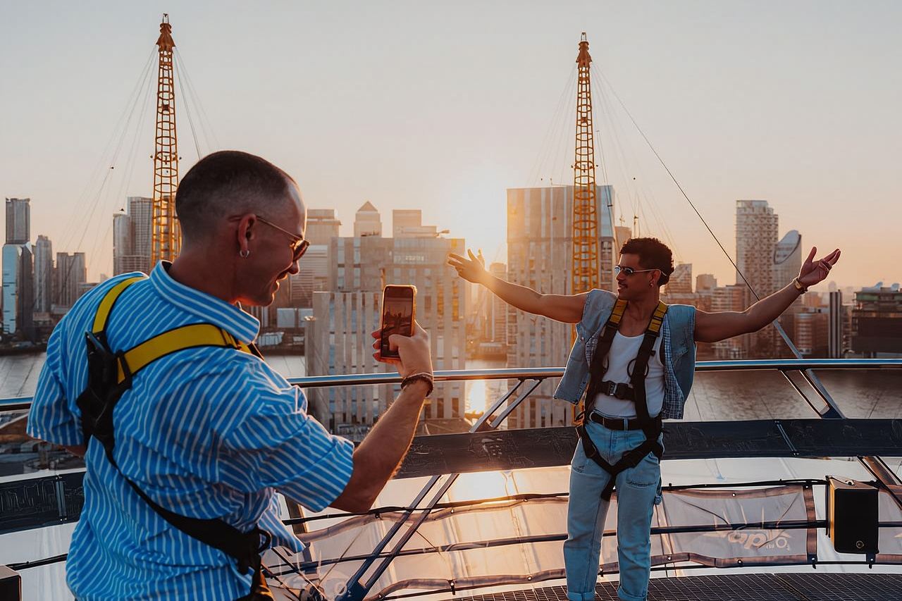 London: O2 Arena Rooftop Climbing Experience