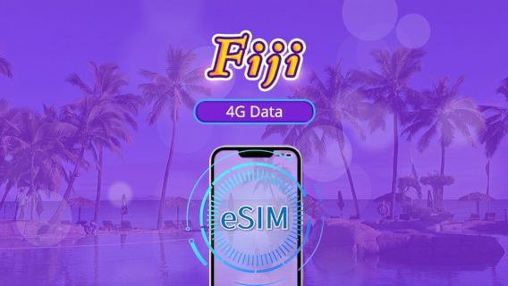 Fidži | 4G eSIM | Päiväpaketti/datapaketti | Tukee TikTok ja ChatGPT | 24 tunnin laskutus | 1–30 päivää | QR-koodi