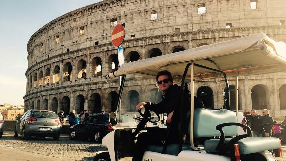 Rome on a Golf Cart Semi-Private Tour Max 6 with Private Option