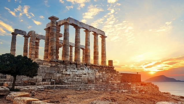 Sunset - Temple of Poseidon Half Day Private Tour