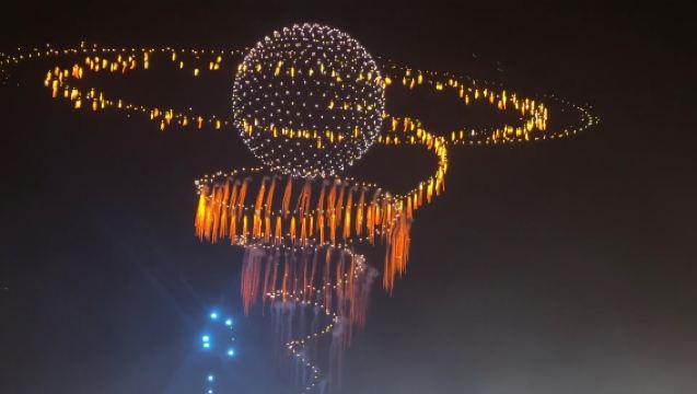 瀏陽週末焰火秀·營地活動【緊鄰天空劇院｜無遮擋河邊觀景台｜星河河畔全景煙花營地】