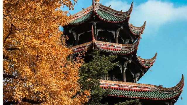 Lawatan budaya sehari di Chengdu Qingyang Gong + Chengdu Du Fu Thatched Cottage + Wenshu Yuan + Taman Wangjiang