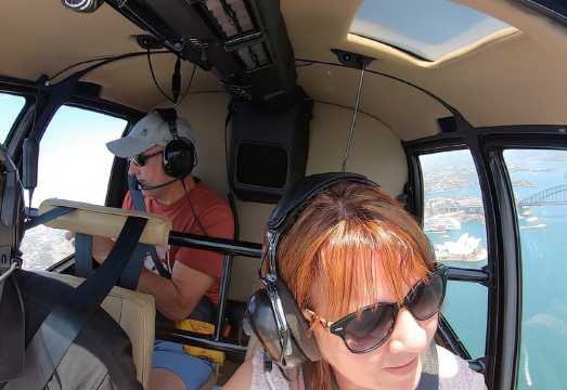 Sydney Harbour Beach Helicopter Experience with Opera House and Harbour Views