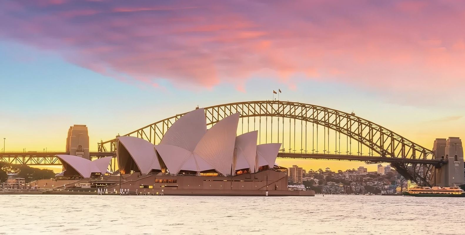 Cena al tramonto con crociera al tramonto a Sydney