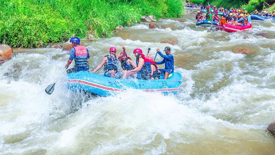 タイ・プーケット パンガ湾日帰りツアー【カヤックラフティング+ATV+ジップライン+モンキーケーブ】