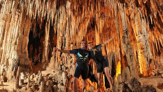 Rizab Alam Semula Jadi Río Secreto dari Pintu Masuk atau Lawatan Playa del Carmen