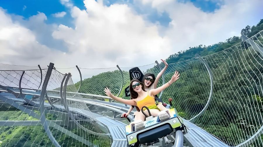 古龍峽大瀑布+雲天波霸+懸崖飛車一日遊【山水瀑布雲梯&含票】