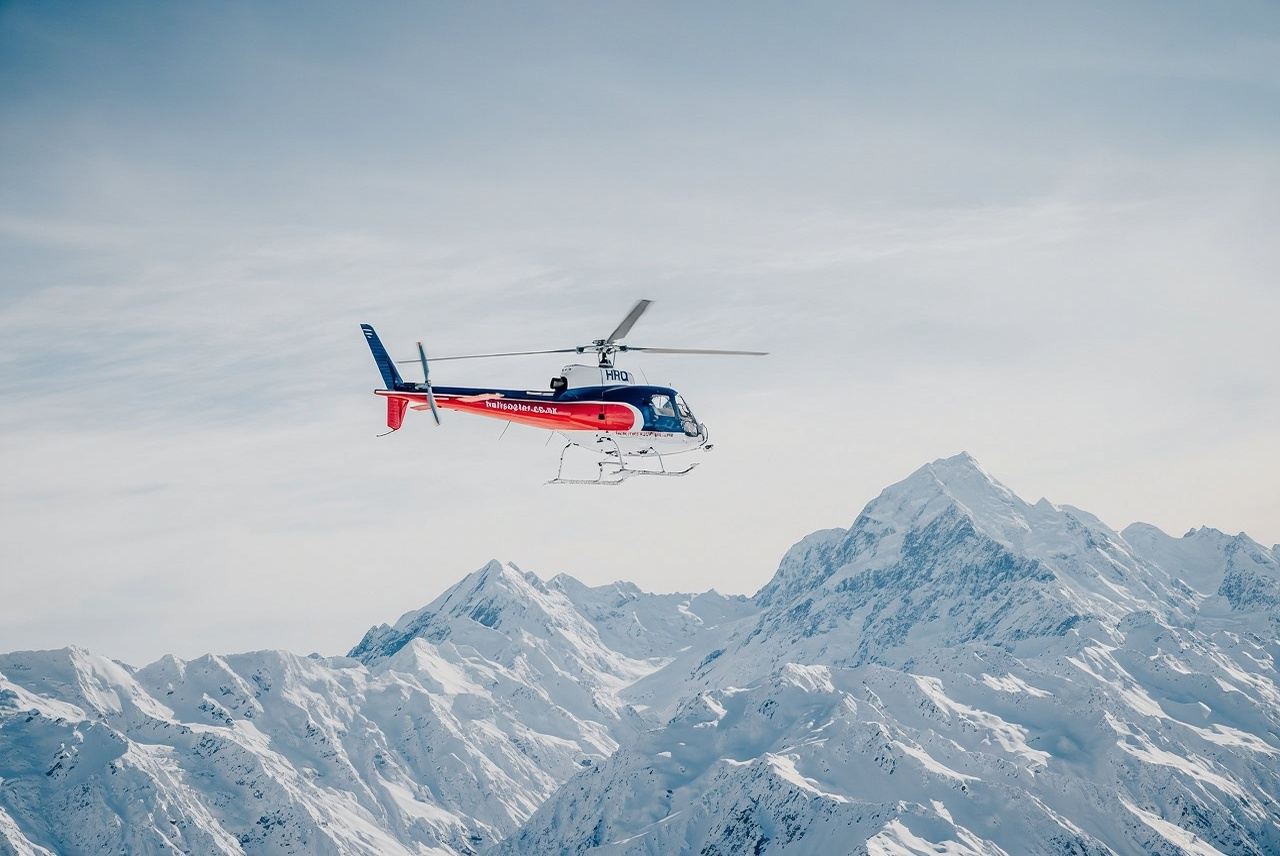 Tour in elicottero sui ghiacciai a Quilpie, Nuova Zelanda - Itinerario classico di Quilpie 50 minuti - Atterraggio sulla montagna innevata