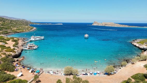 Desde Ag. Nikolaos: Crucero por Spinalonga y Kolokytha con almuerzo