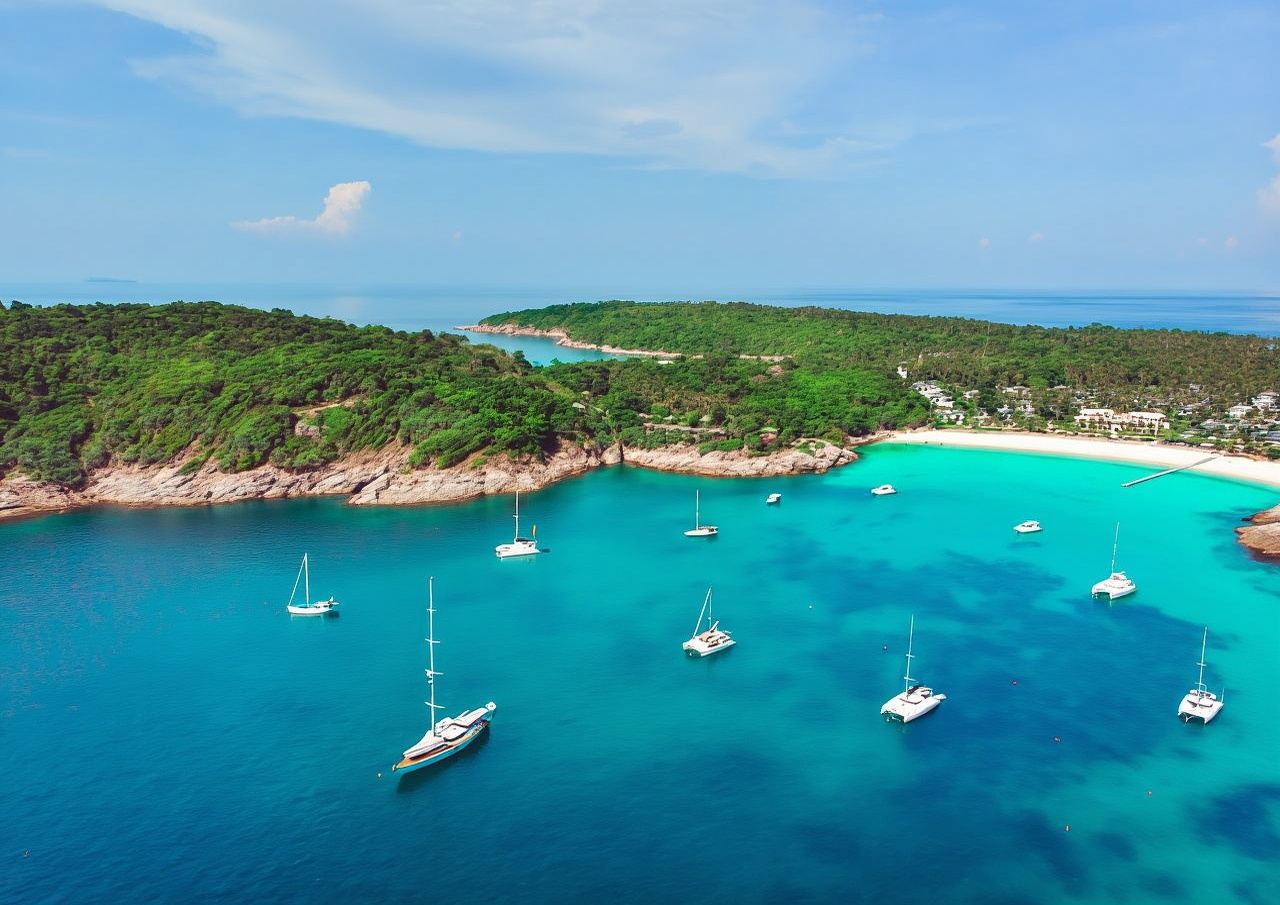 Phuket: crociera in catamarano a Coral Island con cena al tramonto