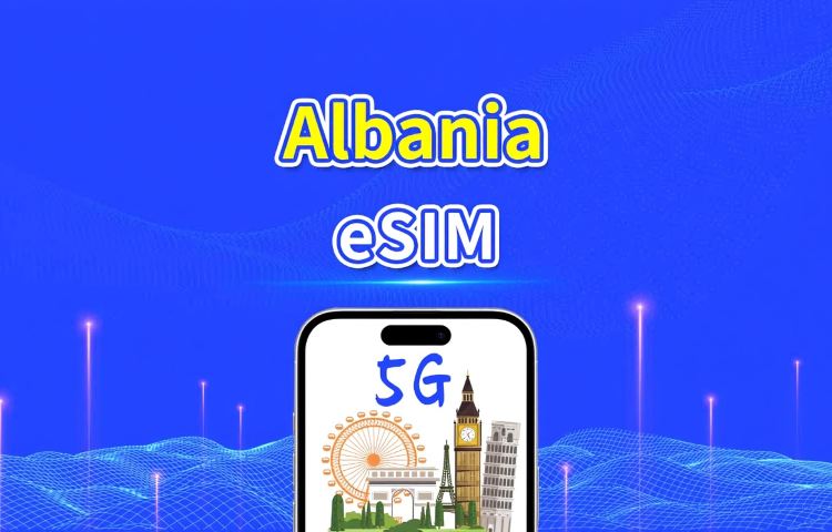 eSIM de Albania | 4G/5G | red de alta velocidad | Paquete de datos diario/total | Facturación de 24 horas | 1-30 días | código QR