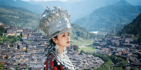 貴州西江千戶苗寨一日遊【觀全景·品長桌宴·體驗苗家風情】