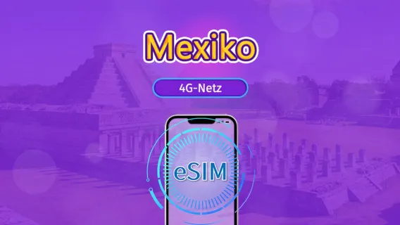 Mexiko eSIM | ChatGPT & TikTok unterstützt | Tagespaket / Gesamtvolumen | 24-Stunden-Abrechnung | 1–30 Tage | QR-Code