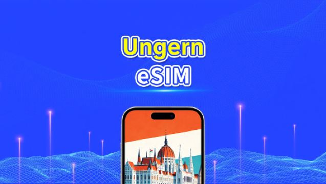 Ungern eSIM | Höghastighetsdata | 5G/4G | Dagspaket/Datapaket | 24 timmar | 1-30 dagar | QR-kod