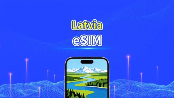 Latvia eSIM | High-Speed ​​Data | 5G/4G | Daily/Data Package | 24-hour | 1-30 days | QR code