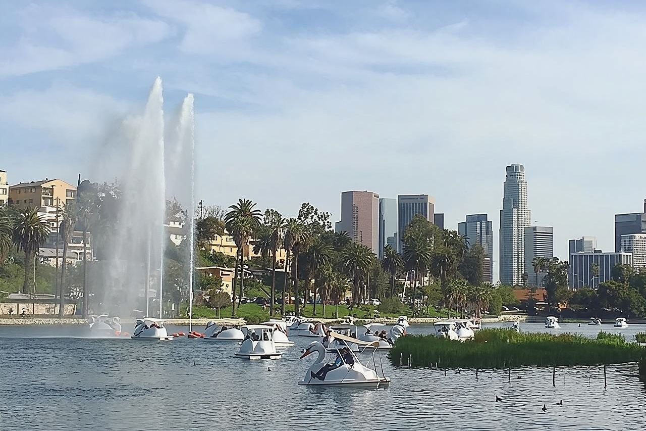 Swan Boat Rental in Echo Park