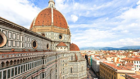From Rome to Florence 1-day tour by train with pickup and Uffizi visit