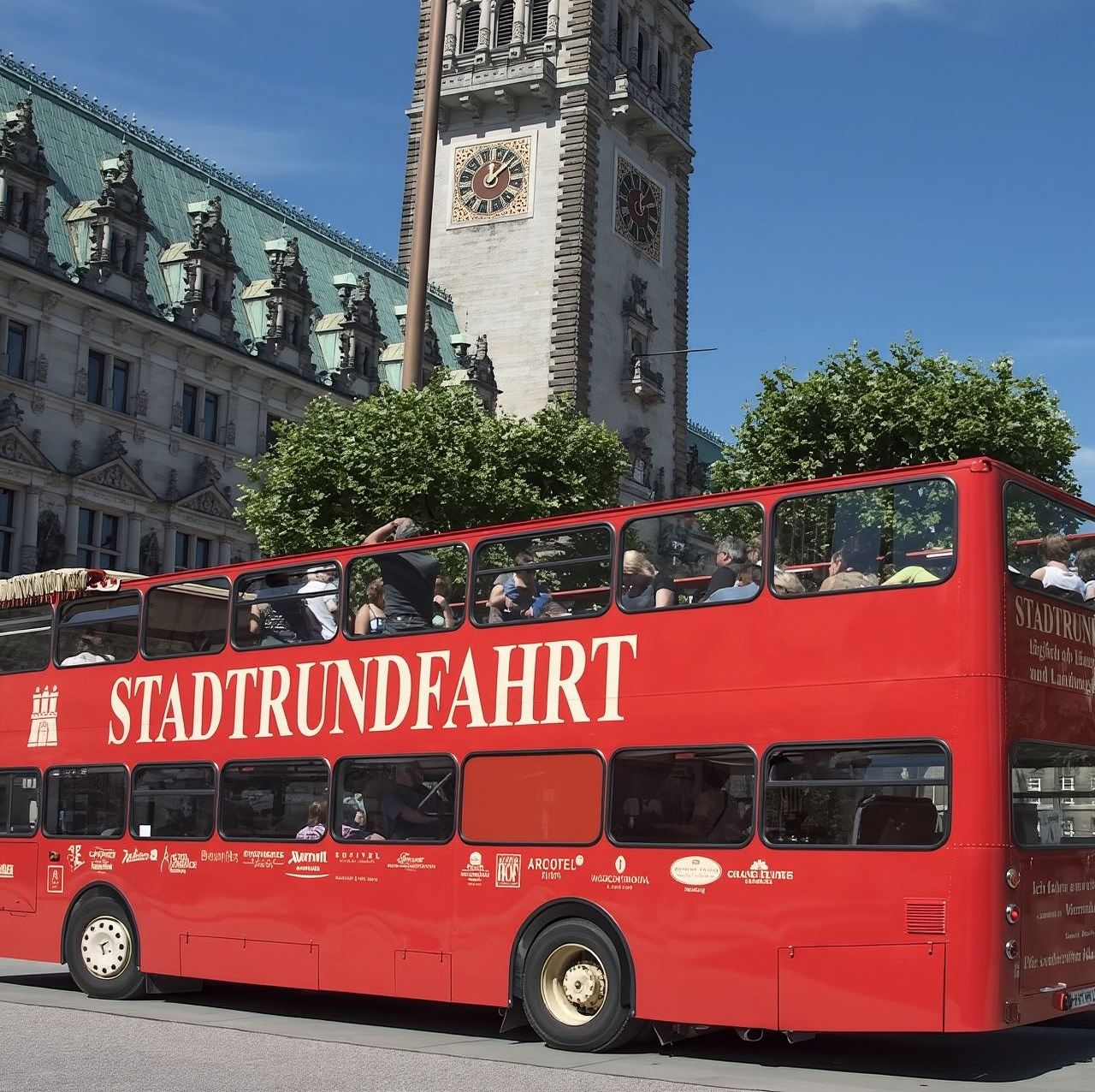 Hamburg hop-on hop-off bus ticket