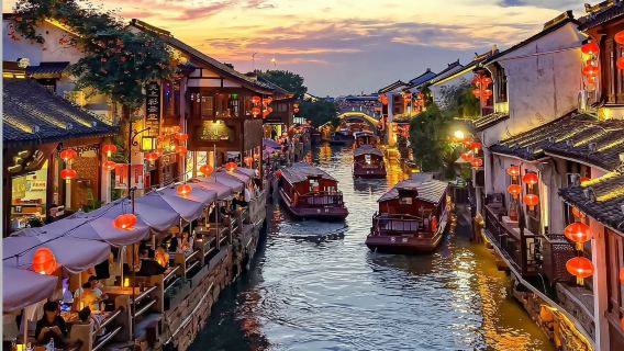 Ханчжоу — Учжэнь |Одна группа заказов|Индивидуальные индивидуальный трансфер/аренда автомобиля с водителем на нескольких языках, включая китайский, английский, русский, испанский, японский и корейский.