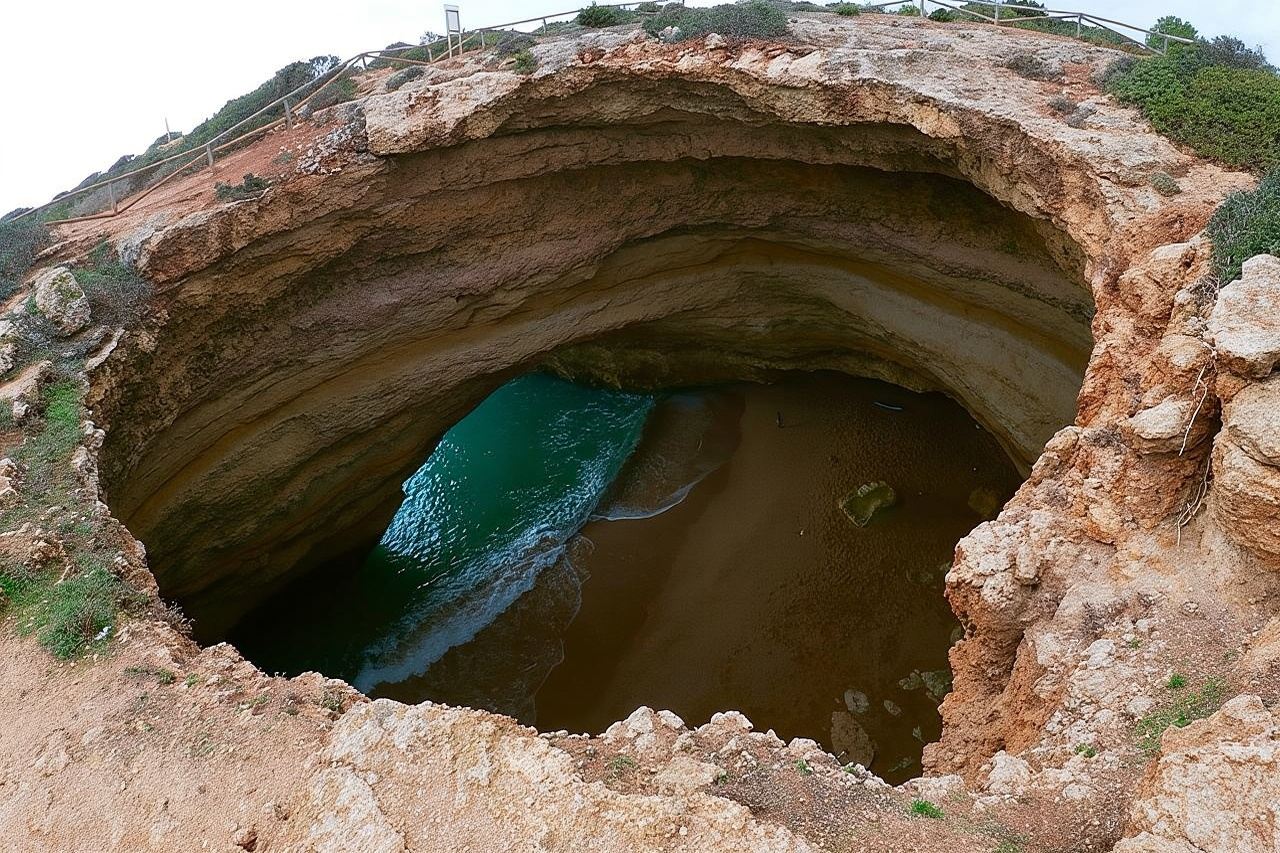 Da Faro: Grotta di Benagil, Marinha e Carvoeiro [tour di un'intera giornata]
