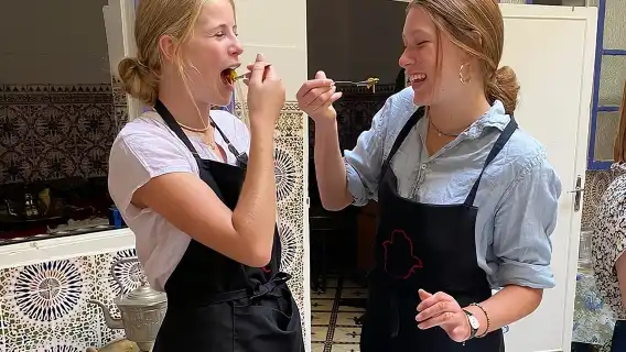 Moroccan Cooking Class & Marrakech Market Visit with Chef Khmisa