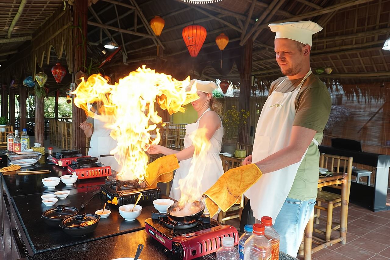 Tour completo: corso di cucina e barca a vela all'eco-villaggio