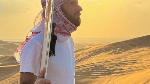 Morning Red Dune Safari with Sandboarding and Camel Ride Day Tours 8