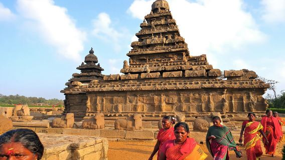 Lawatan Gua & Kuil Persendirian Mahabalipuram dan Kanchipuram