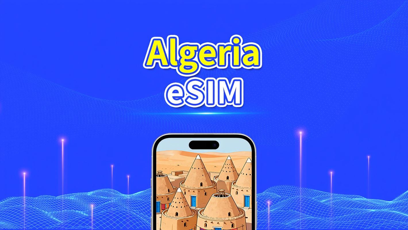 Algeria eSIM | 4G | Daily/Total Data Package | 1–30 days | 24-Hour Billing | QR Code