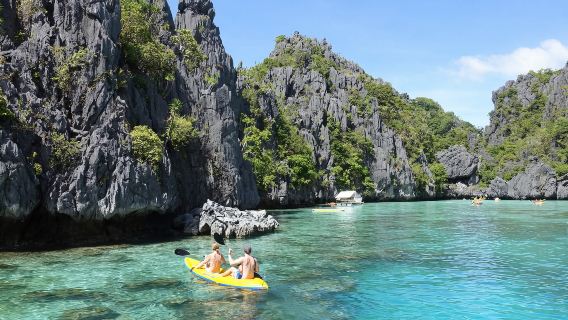 El Nido Popular Route Tour A: Big Lagoon + Small Lagoon + Secret Lagoon